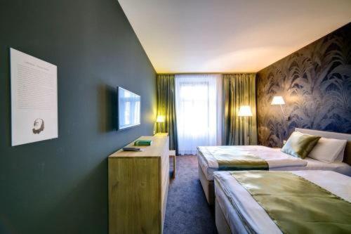 Tweepersoonskamer met 2 Aparte Bedden