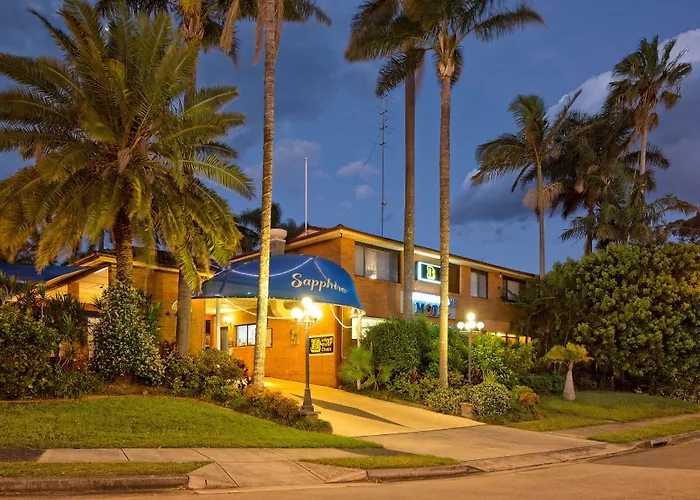 Sapphire Palms Motel Entrance